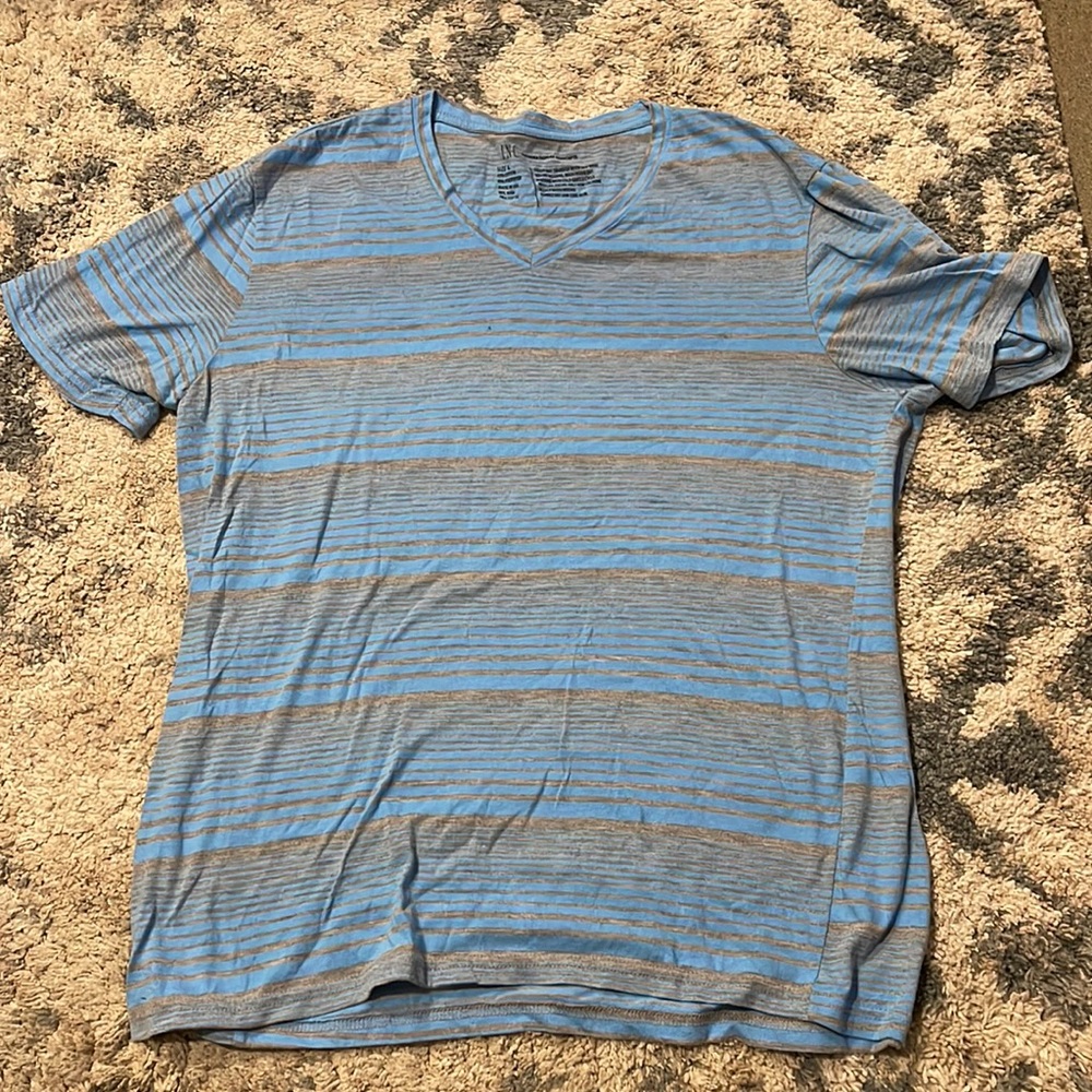 Mens INC V-neck shirt Large